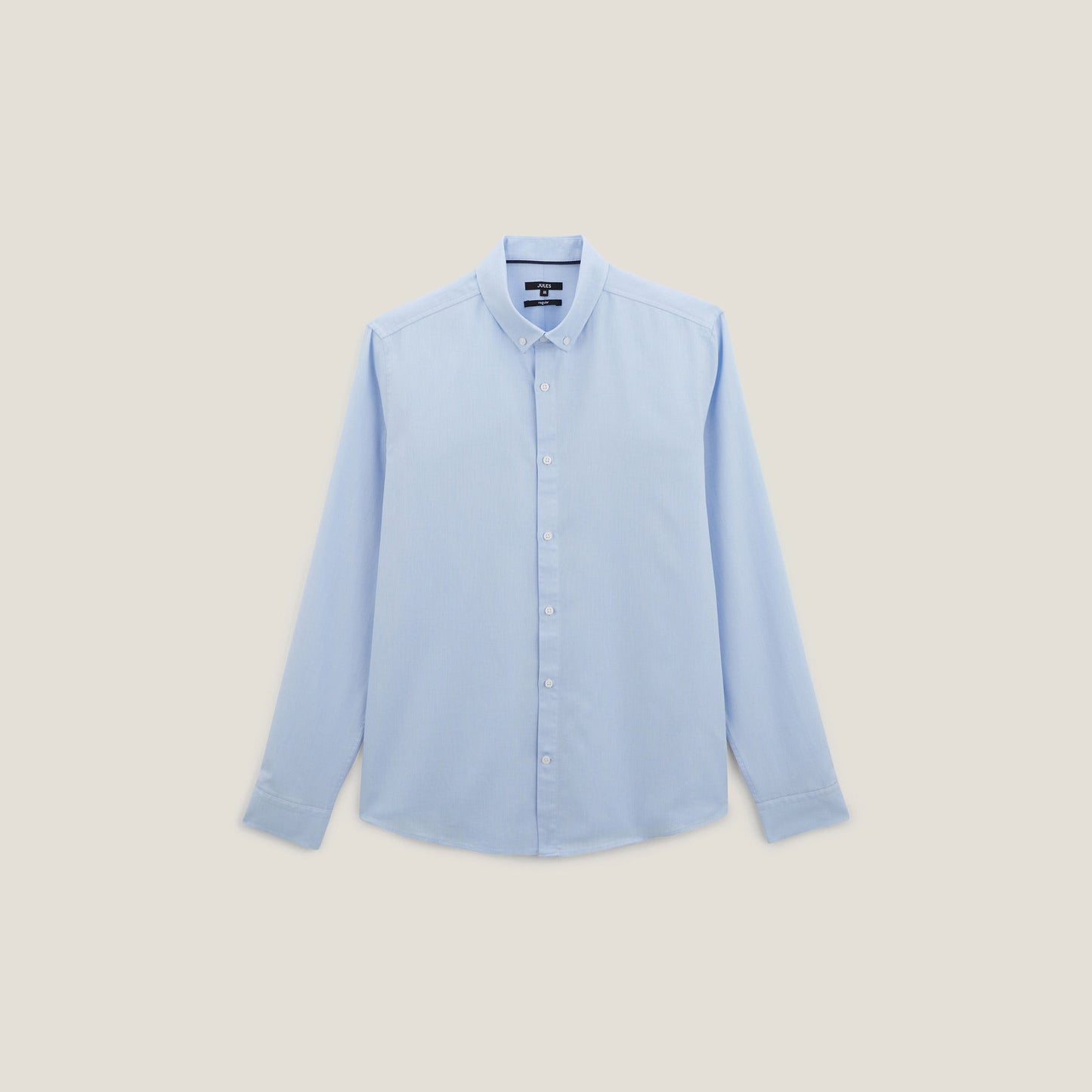 Chemise regular unie en coton biologique