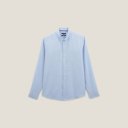 Chemise regular unie en coton biologique