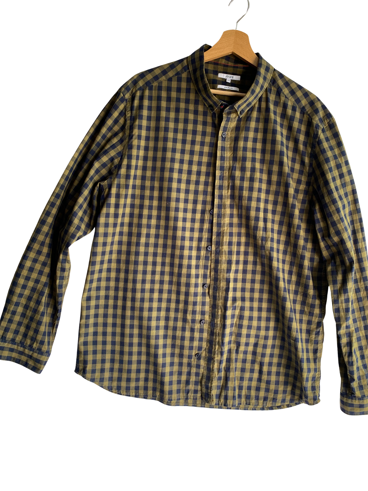 Chemise à petits carreaux
