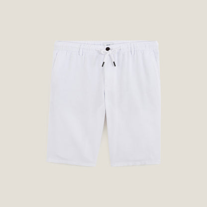 Bermuda uni en coton lin