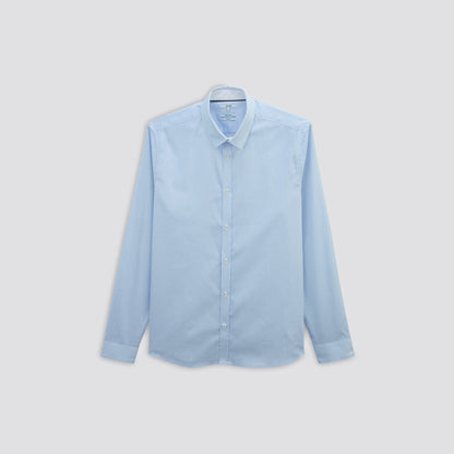Chemise slim repassage facile rayures coton