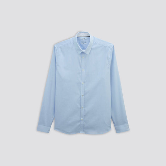Chemise slim repassage facile rayures coton