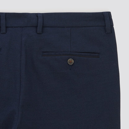 Pantalon chino slim fantaisie intérieur gratté