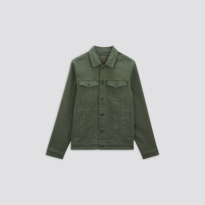 Blouson coton esprit denim