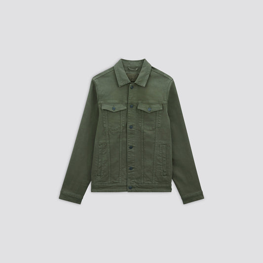 Blouson coton esprit denim