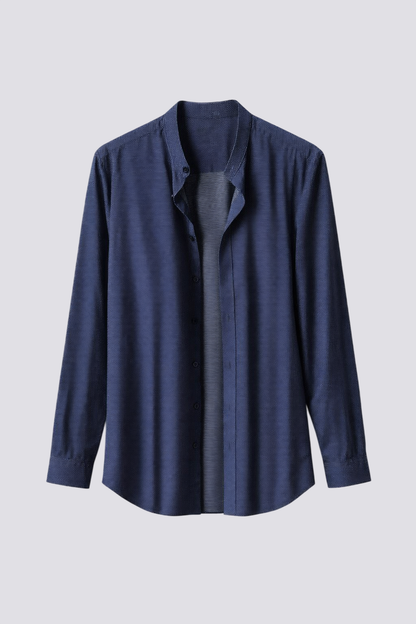 Chemise bleu foncé