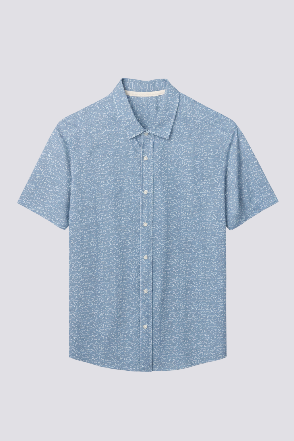 Chemise Imprimée Manches Courtes