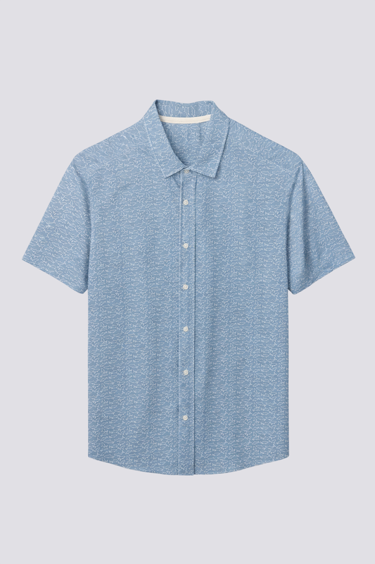 Chemise Imprimée Manches Courtes