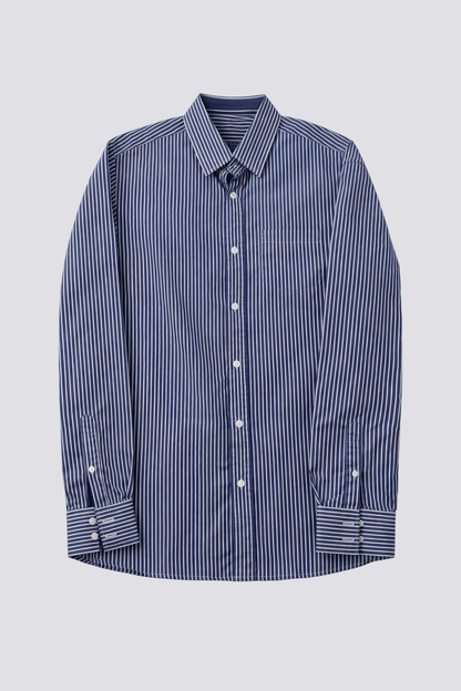 Chemise rayé bleue