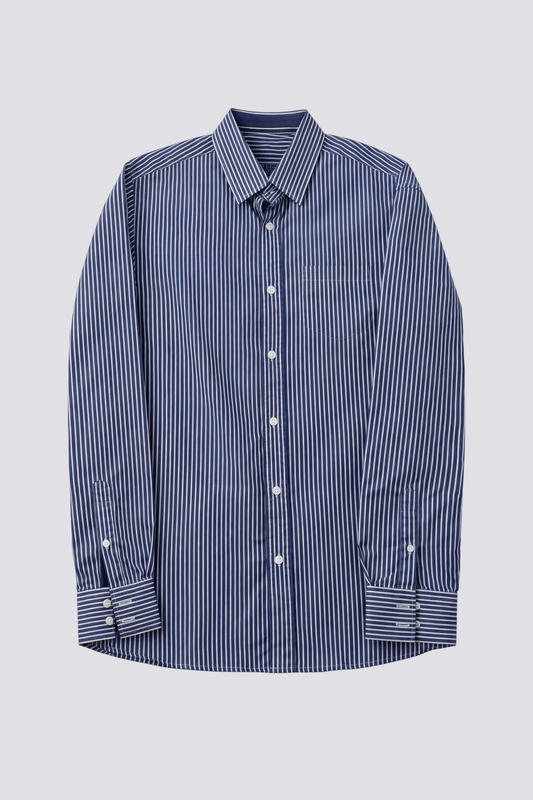 Chemise rayé bleue