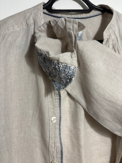 Chemise regular col mao lin