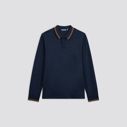 Polo manches longues  détail sport