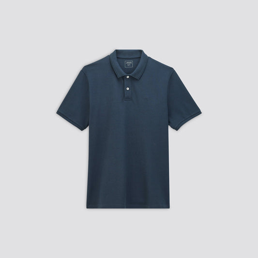 Polo uni à manches courtes