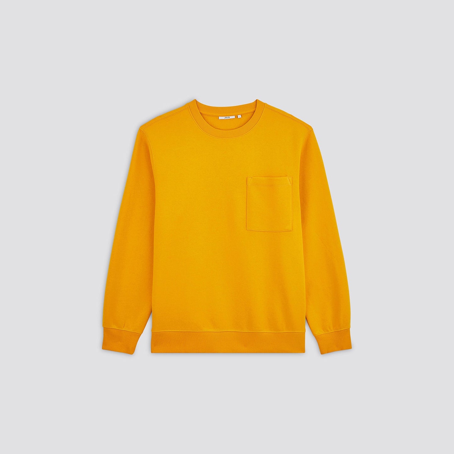 Sweat col rond poche poitrine