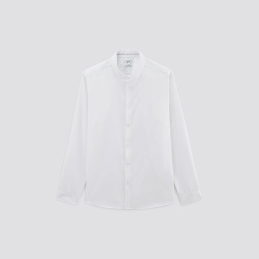Chemise regular unie coton sans repassage