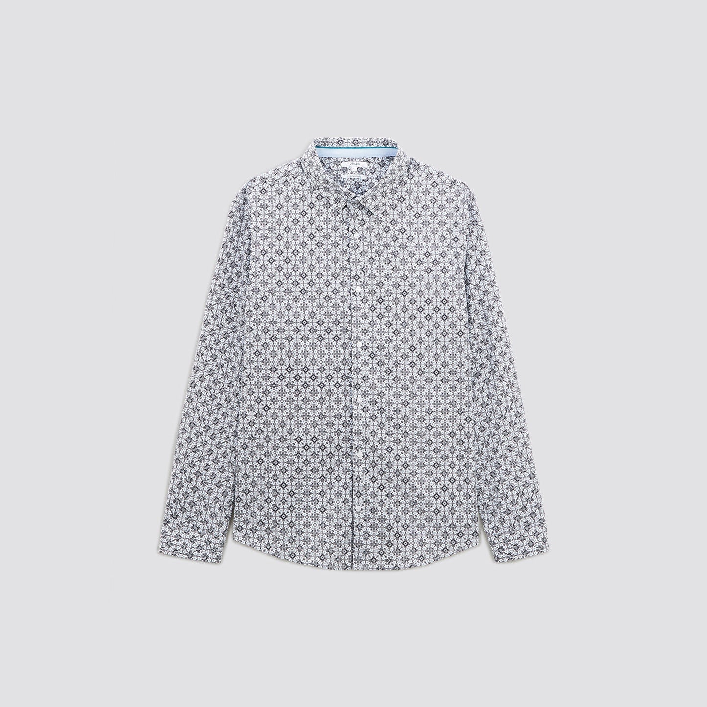 Chemise regular à carreaux coton