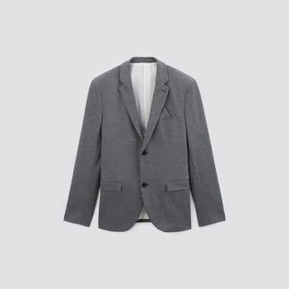 Veste slim maille piquée