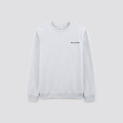 Sweat à col rond 100 % recyclé