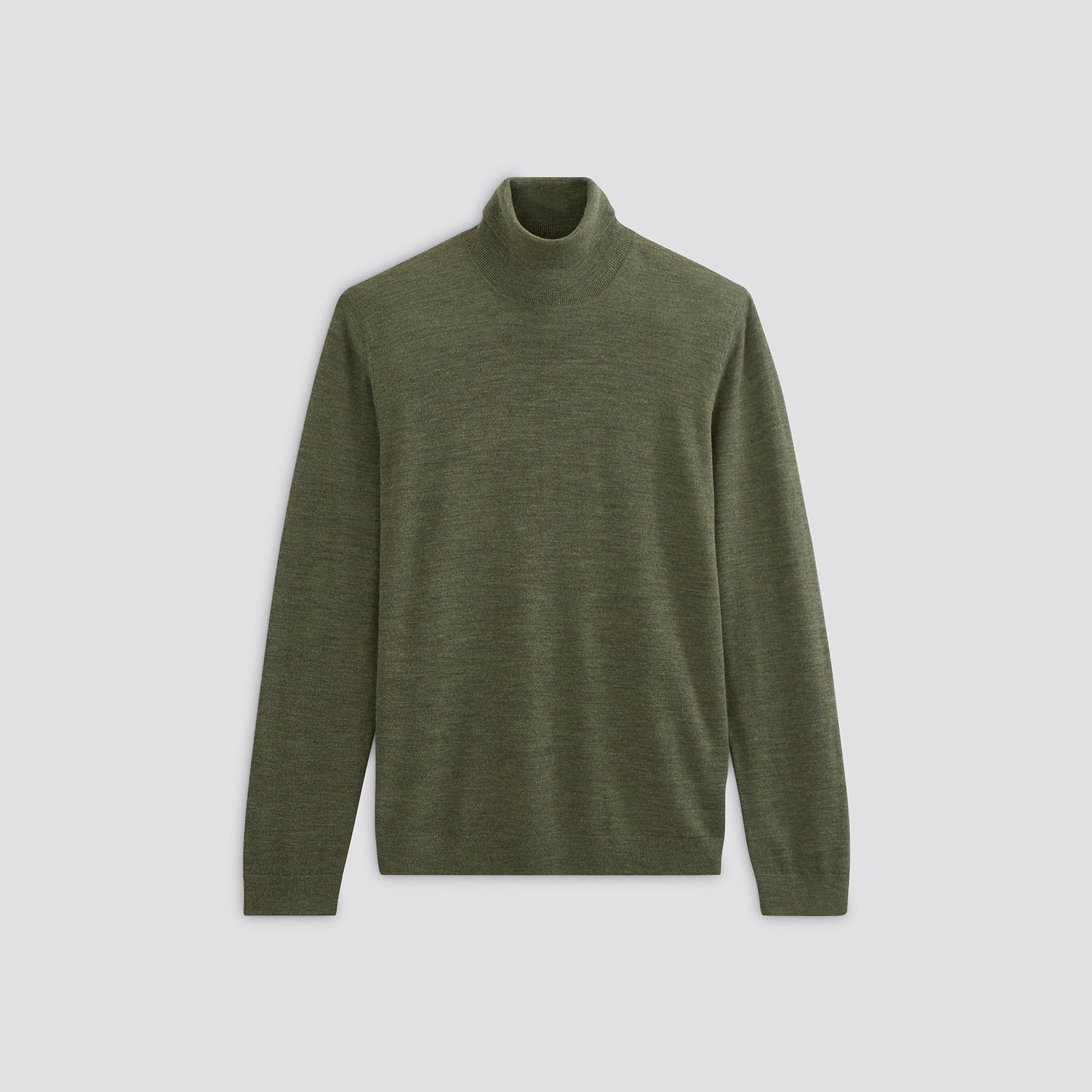 Pull col roulé mérinos