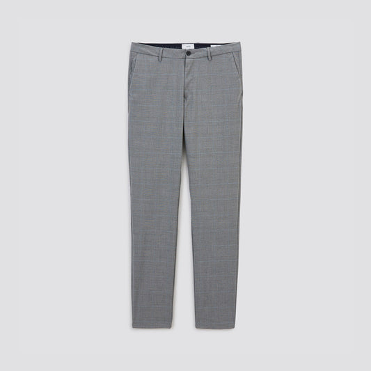Pantalon chino slim à carreaux