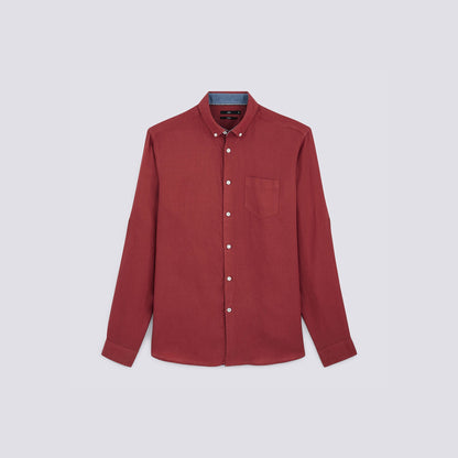 Chemise regular lin