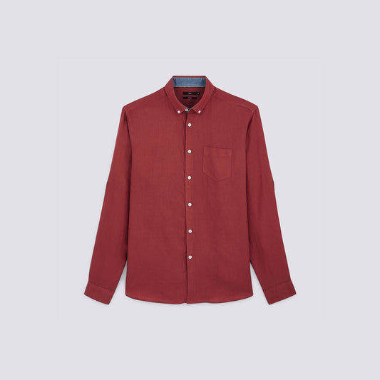 Chemise regular lin