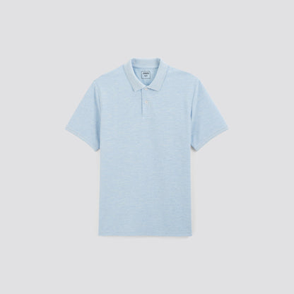 Polo manches courtes pique chiné
