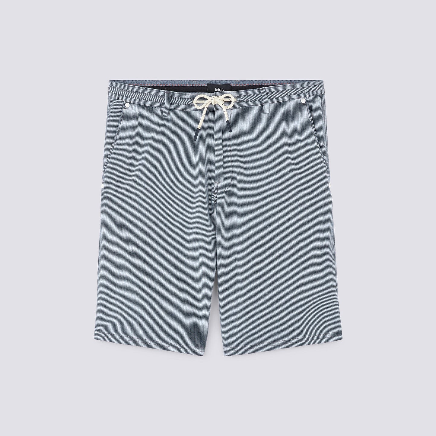 Bermuda chino imprimé rayé fantaisie