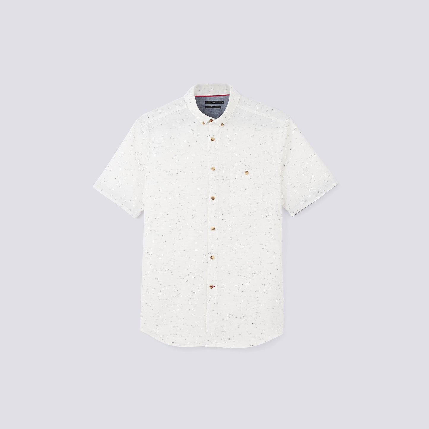 Chemise manches courtes fantaisie slim