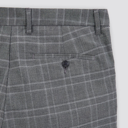 Pantalon chino slim à carreaux