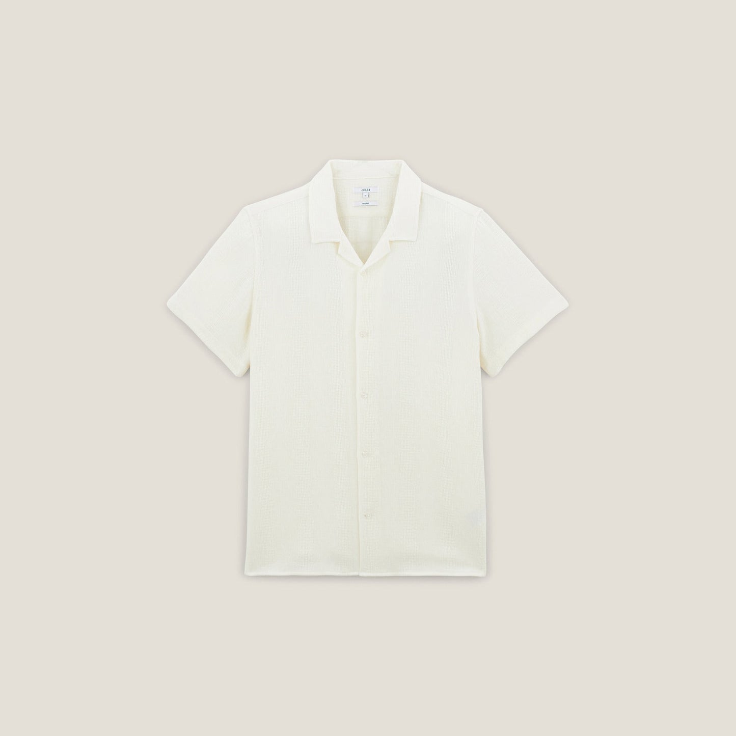 Chemisette en coton matière texturée