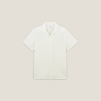 Chemisette en coton matière texturée