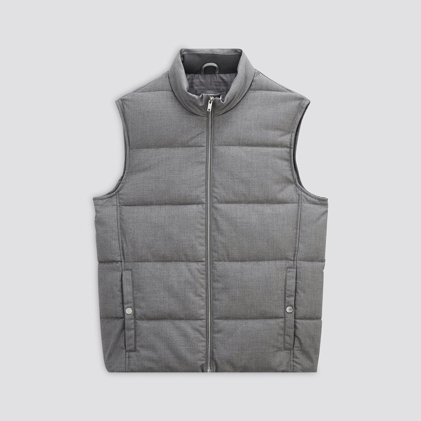 Doudoune sans manche tissage flanelle