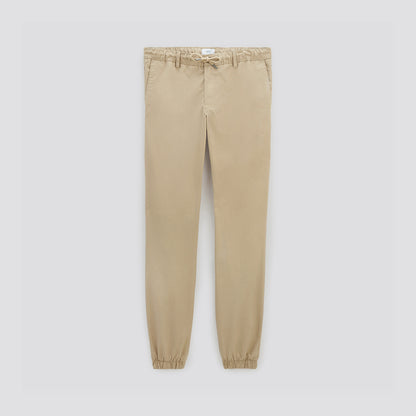 Pantalon chino bas et taille élastiqués