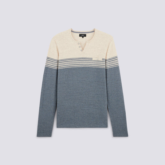 Pull fin col tunisien