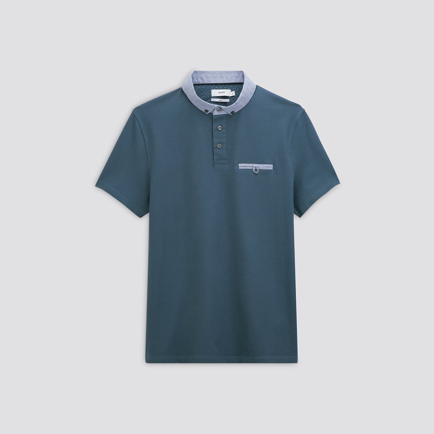 Polo col oxford à manches courtes