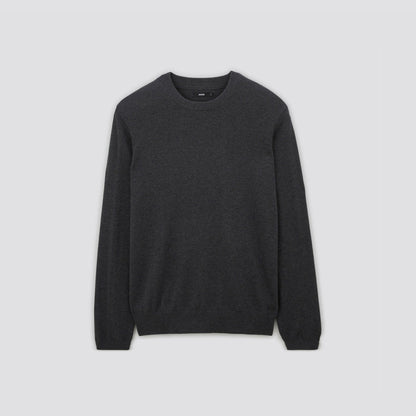 Pull col rond en mélange cachemire