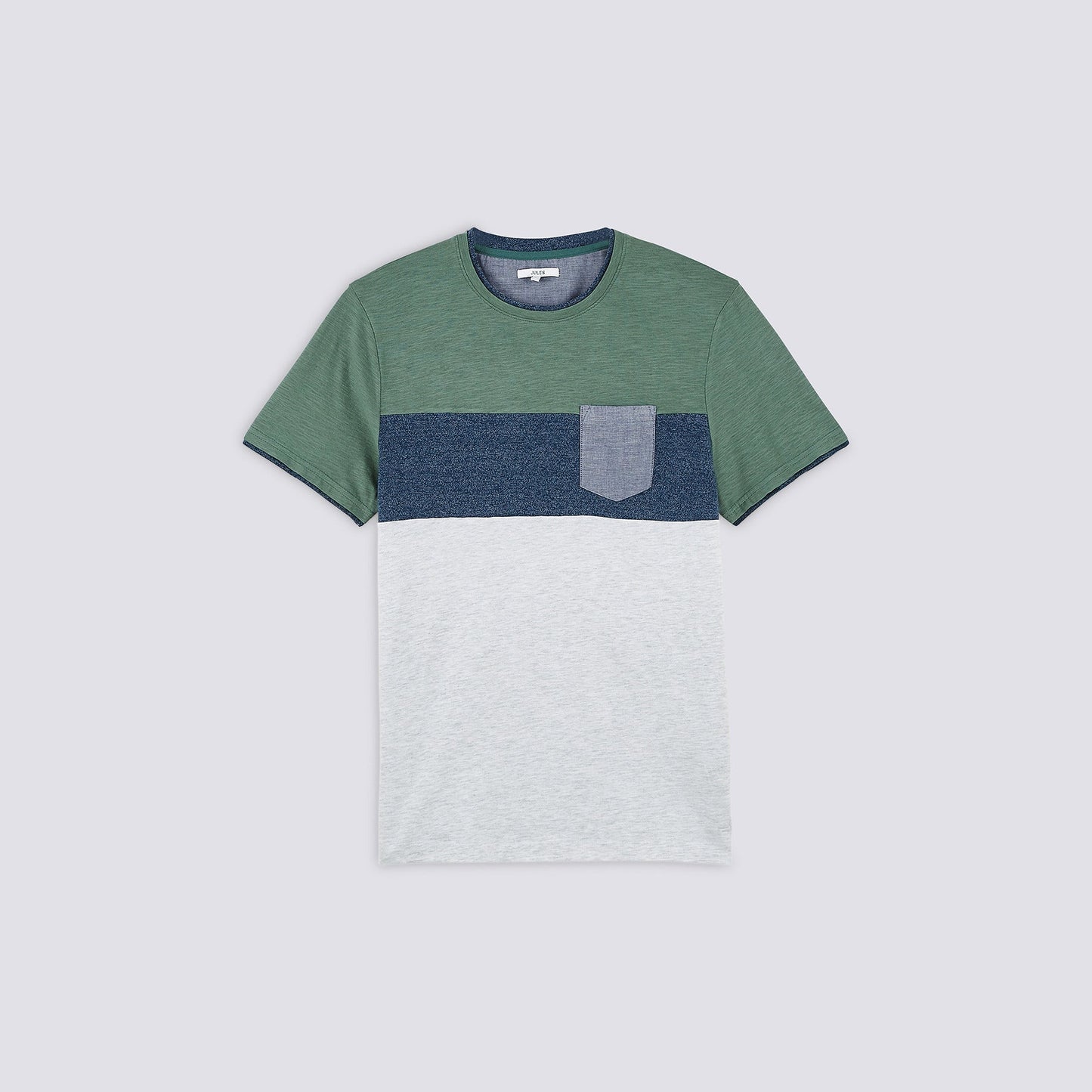 Tee-shirt colorblock  coton issu de l'ag