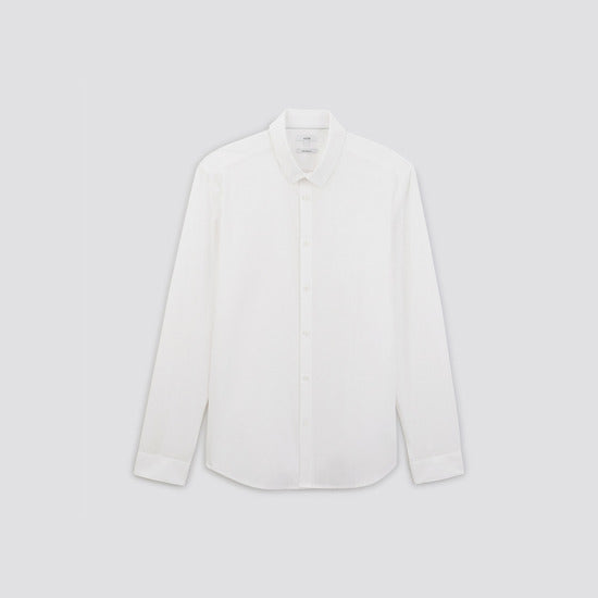 Chemise slim pop stretch unie coton biol