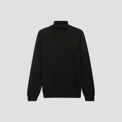 Pull col roulé