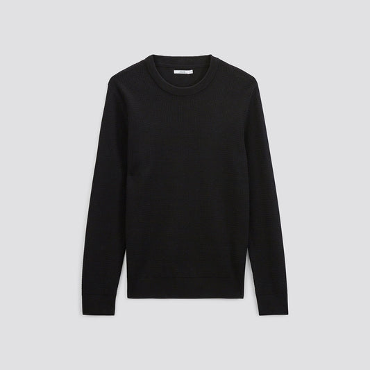 Pull col rond point fantaisie