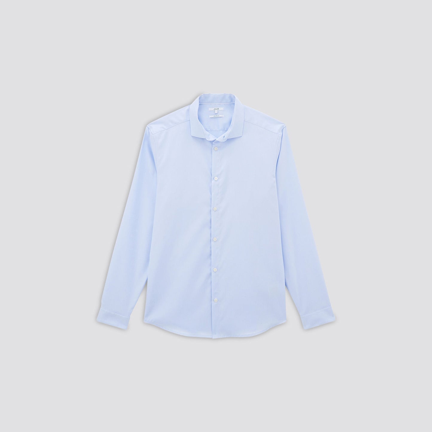 Chemise slim sans repassage unie coton