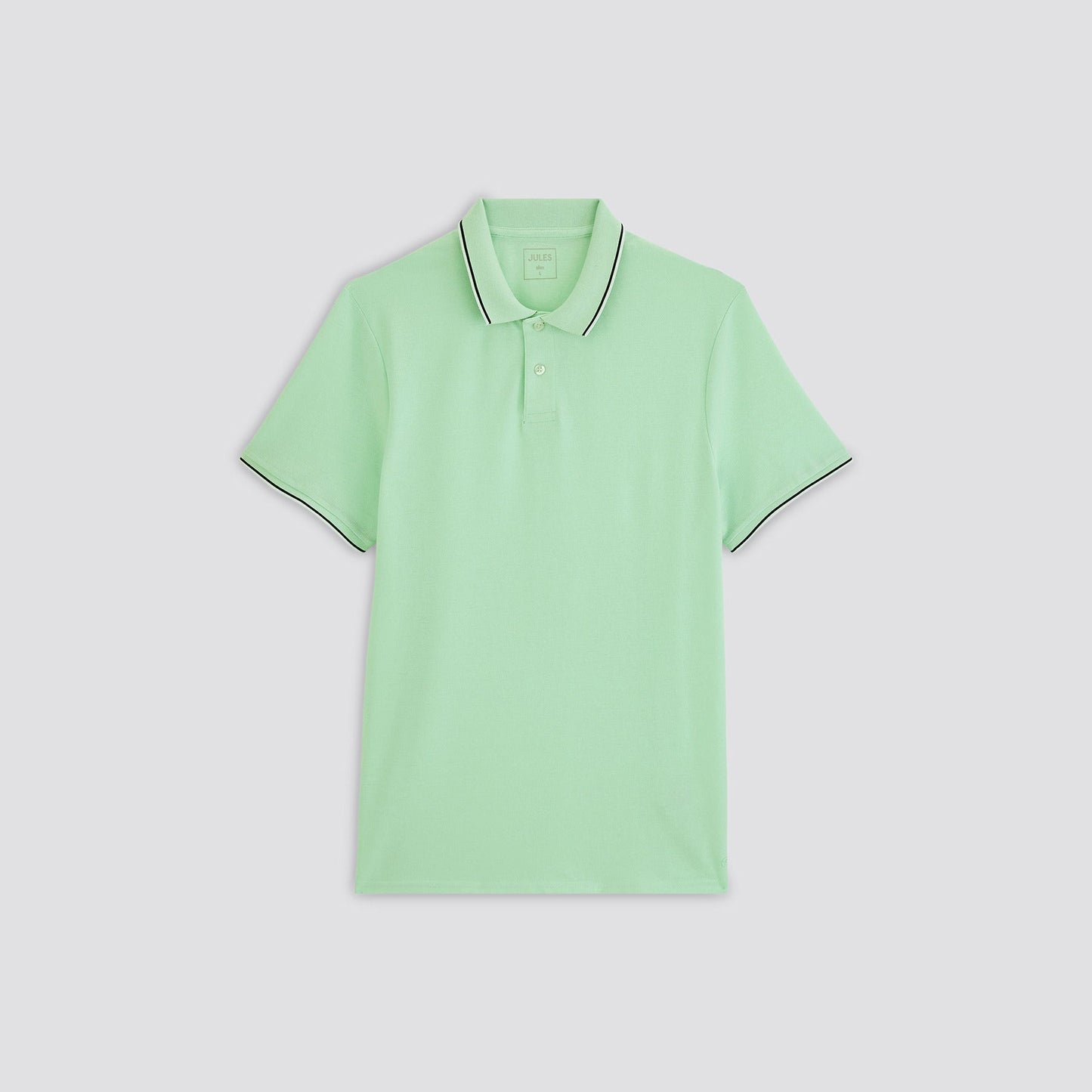 Polo manches courtes en piqué de coton