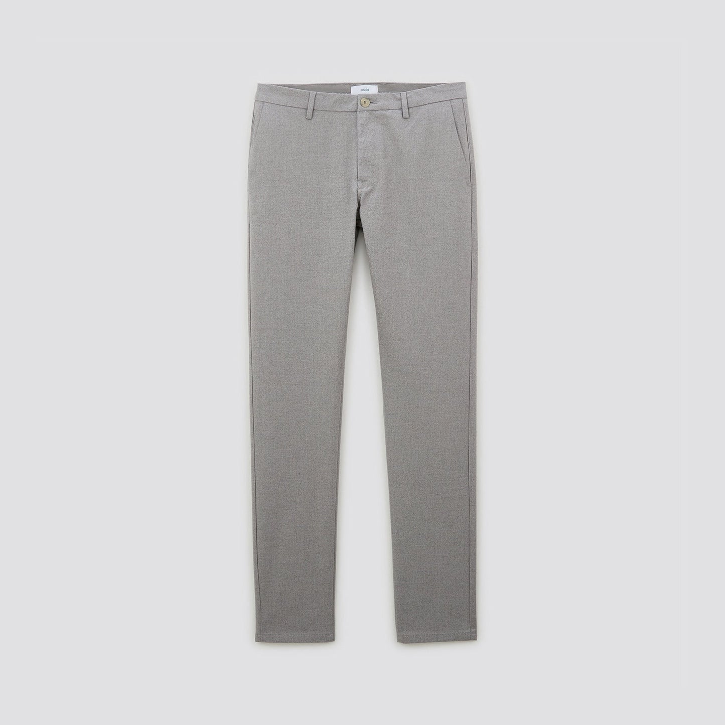 Pantalon chino slim motif chevron