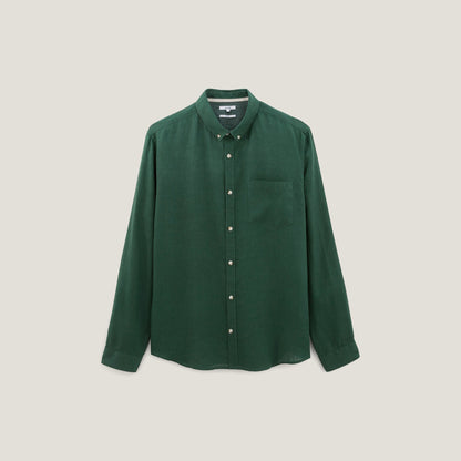 Chemise regular unie lin