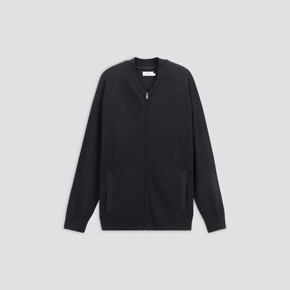 Gilet zippé texturé
