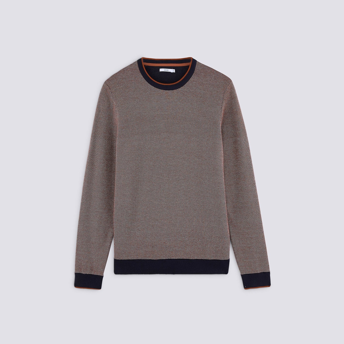 Pull en maille tricolore