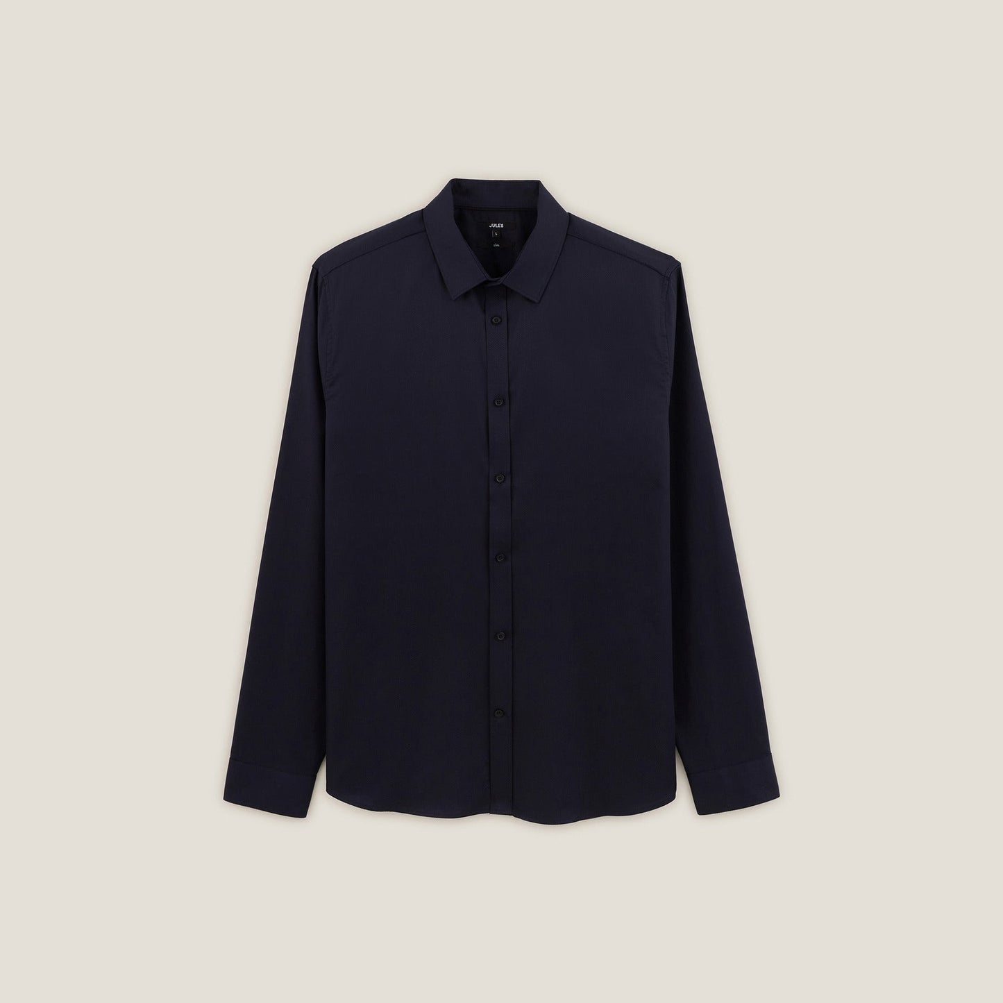 Chemise en coton col classique