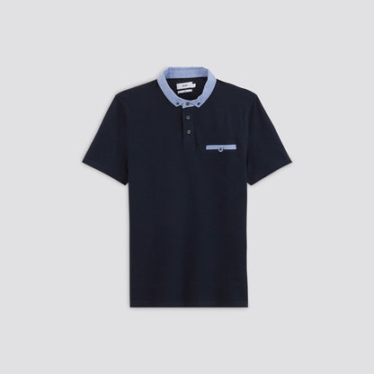 Polo col oxford à manches courtes
