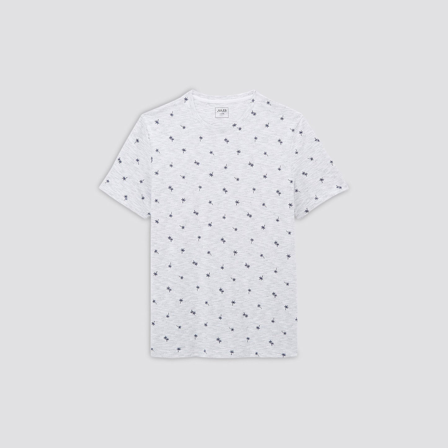 Tee-shirt imprimé matière fantaisie